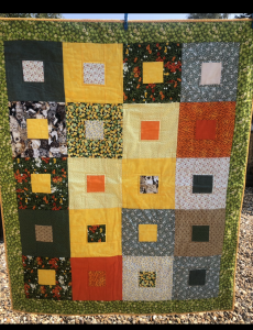 Project Linus Quilt - Block within a block