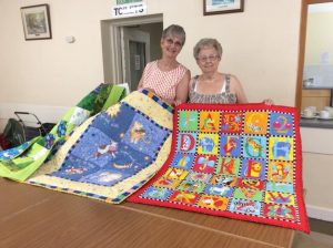 Nelson Quilters at work for charity