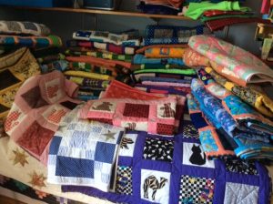 Nelson Quilters at work for charity